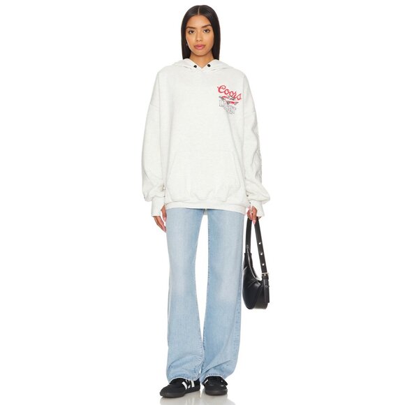 The Laundry Room Coors Racing Hideout Hoodie Pebble Heather Womens Size Small - Picture 2 of 13